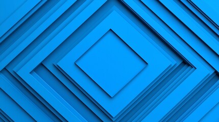 Fototapeta premium A textured pattern of layered blue shapes forming a diamond design, showcasing depth and contrast.