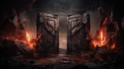 Obraz premium Eerie Gateway to Chaos