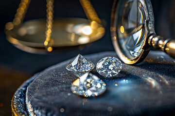 A close up image of a jeweler crafting a ring generative ai