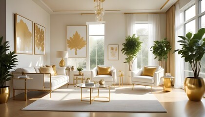 Photo interior modern design room 3d illustration
