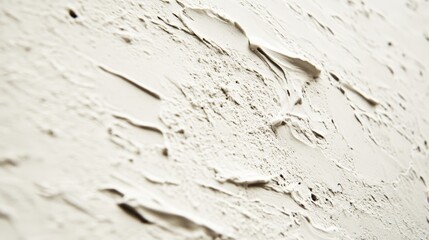 Fototapeta premium A tight shot of a white wall with peeling paint on its edges