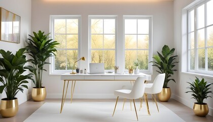 Fototapeta premium Photo interior modern design room 3d illustration 