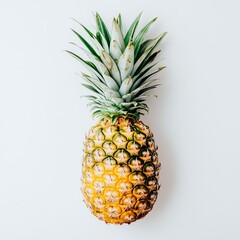 Fototapeta premium pineapple on a white background