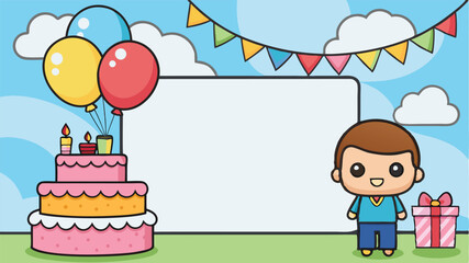 Birthday Card Design Template: Colorful and Fun for Any Celebration