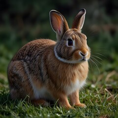 Fototapeta premium AI photos about cute rabbit