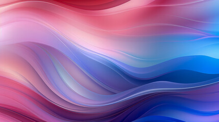 Dynamic swirls of vibrant red and blue hues create a harmonious and fluid abstract wave design, blending colors seamlessly together.