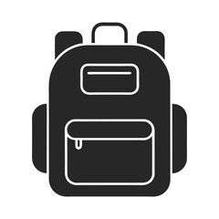 Fototapeta premium Minimalist School Bag Icon Collection for Logo and Branding