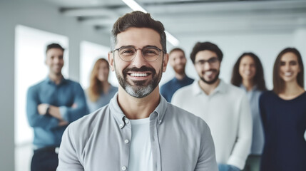 Obraz premium group of people in office
