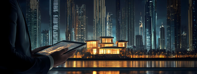 Obraz premium Smart Home in the Digital Age