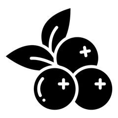 Cranberry  Icon Element For Design