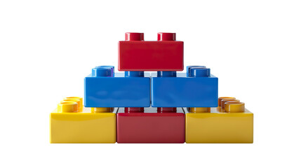 Building Blocks baby toy isolated on transparent background, PNG  