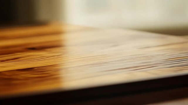 close-up texture of wooden parquet with natural pattern. Video 4k