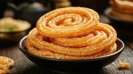 Fototapeta premium South Indian Traditional Snack Murukku