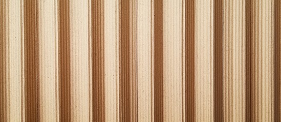 Obraz premium Brown And Beige Corrugated Cardboard Very Suitable For Background