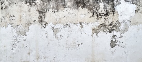 Fototapeta premium Background With The Dirty Detail On The White Concrete Wall