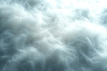 Obraz premium Soft white fur texture with light shining through.