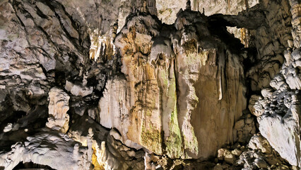 Interior of Postojna cave in Slovenia