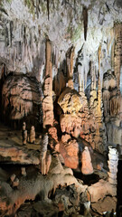 Interior of Postojna cave in Slovenia