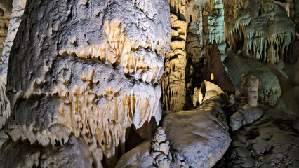 Interior of Postojna cave in Slovenia