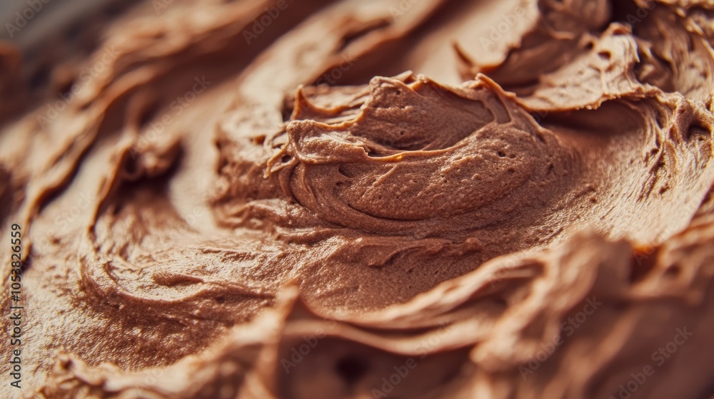 Poster close up of a background featuring whipped chocolate cookies prepared for baking