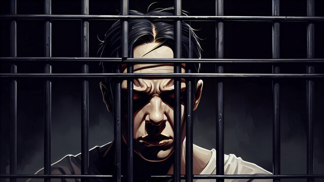 The Weight of Confinement: A Profound Exploration of Imprisonment, Inner Struggle, and the Quest for Freedom Through the Lens of Human Rights and Mental Health in Contemporary Art and Social Commentar