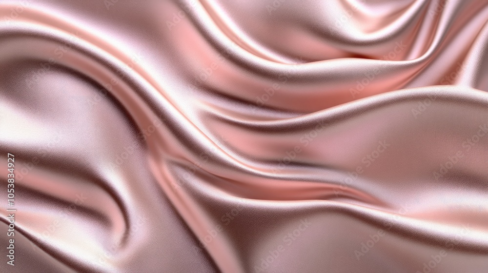 Poster silk satin fabric backdrop featuring an elegant wavy texture abstract design element for creative pr