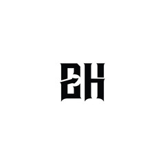 EH monogram logo design letter text name symbol monochrome logotype alphabet character simple logo
