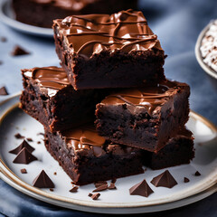 chocolate cake on a plate