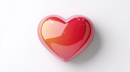Vibrant Heart Icon Design for Creative Projects