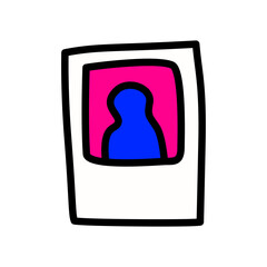 Abstract Profile Frame