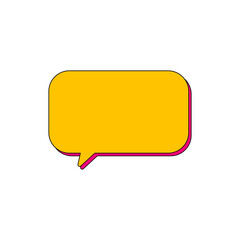 Naklejka premium speech bubble