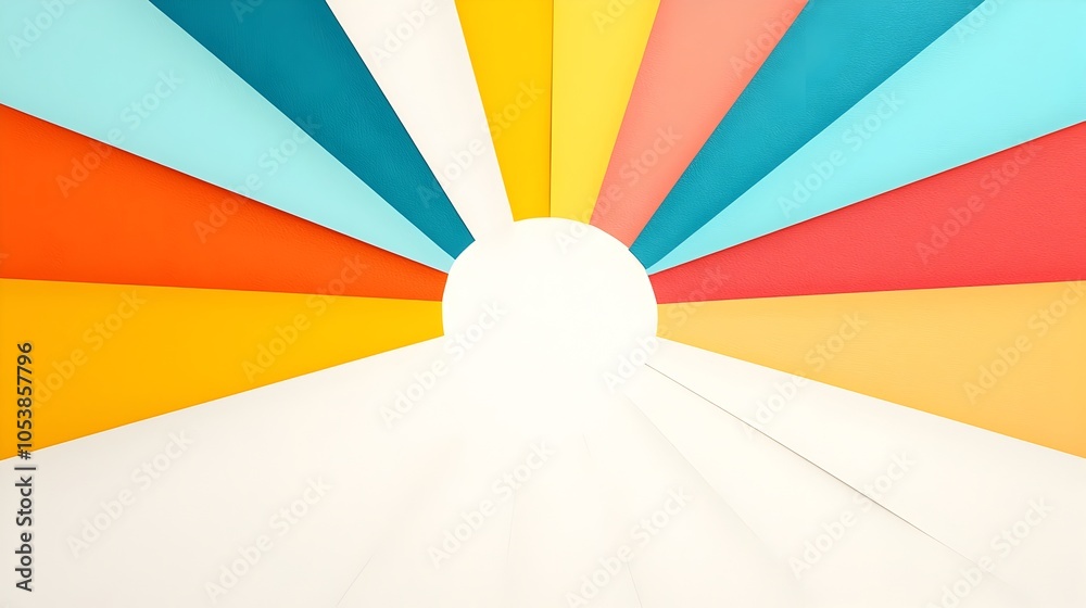 Poster vibrant pop art abstract with colorful striped graphic patterns for dynamic covers posters and banne