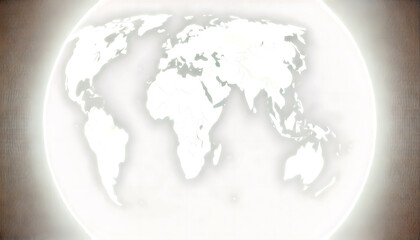 光地球とネットワークのグラフィック