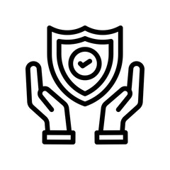 safe line icon