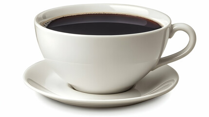 Obraz premium Coffee Cup with Saucer, beverage, hot drink, caffeine, breakfast, morning
