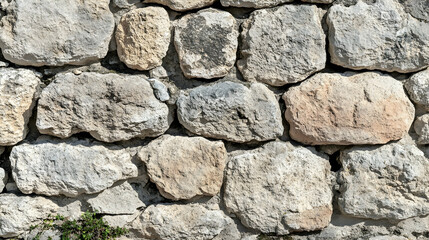 Fototapeta premium Stone Wall Texture Background, rough, rustic, natural, rock, grey