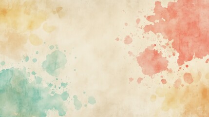 Fototapeta premium Colorful Watercolor Splash Background Design