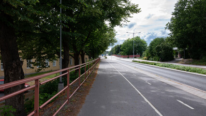 road in the city