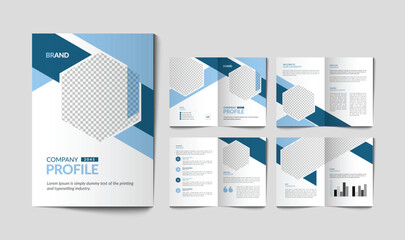 Company profile annual report brochure design