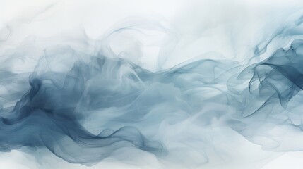 Obraz premium Abstract Watercolor Background Soft Grey and White Swirls of Ink