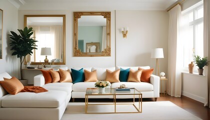 Fototapeta premium Photo interior modern design room 3d illustration