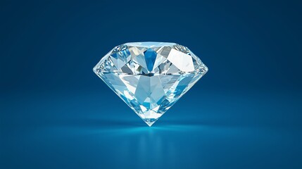 Diamond icon with clean facets and a glowing effect, symbolizing refined elegance, set against a deep, rich velvet texture background.