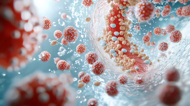 Exploring the intricate rendering of a ureter with multiple small kidneys a visual journey into human anatomy and biological systems