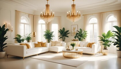 Photo interior modern design room 3d illustration