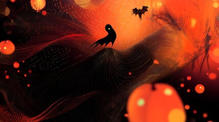 Halloween dynamic patterns inspired by Halloween music and dance