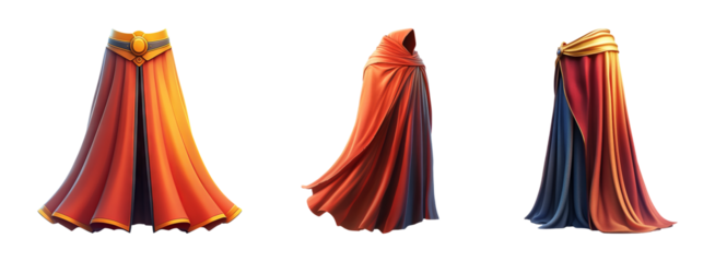 Isolated Cloaks on Transparent Background