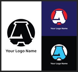 Stylish Circular A Logo Perfect for Tech and Creative Brands