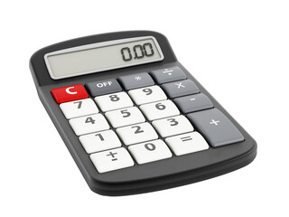 Obraz premium Calculator isolated on transparent background