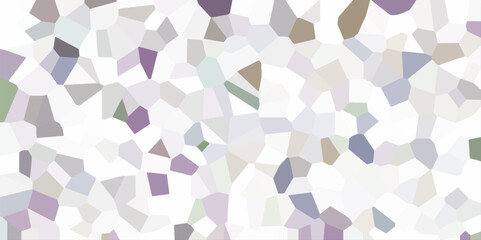 Obraz premium Abstract old surface of gravel stone terrazzo floor background. Multi ash Broken quartz-stained Glass Background with White lines. Seamless pattern mosaic marble pattern.