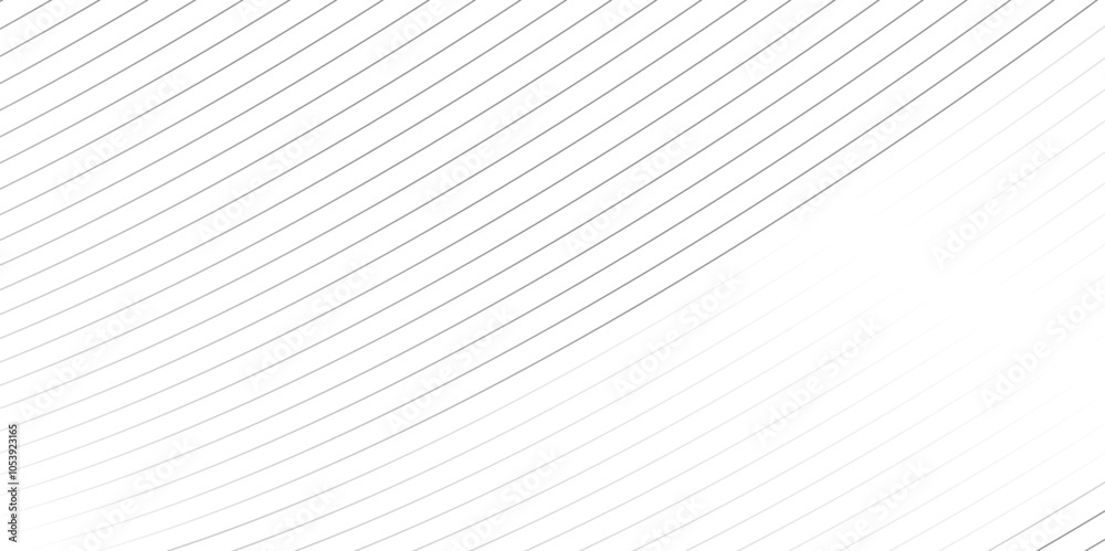 Poster curve wave seamless pattern line texture. abstract white and gray vector wave elegant striped diagon